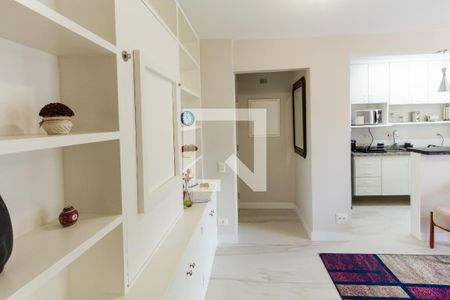 Sala de apartamento para alugar com 1 quarto, 60m² em Indianópolis, São Paulo