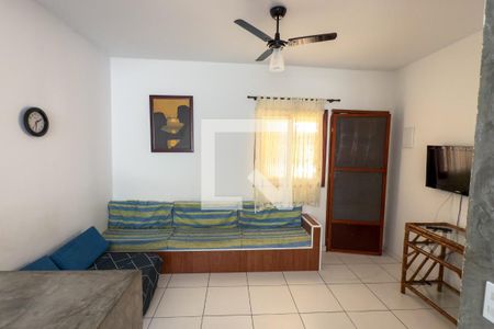 Sala de apartamento para alugar com 1 quarto, 60m² em Canto do Forte, Praia Grande