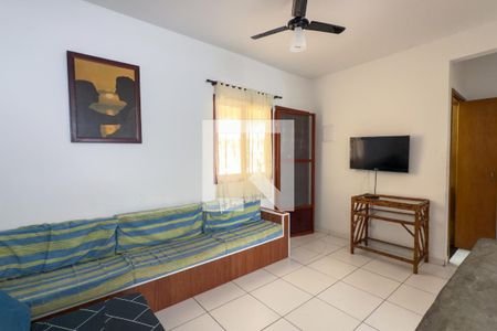 Sala de apartamento para alugar com 1 quarto, 60m² em Canto do Forte, Praia Grande