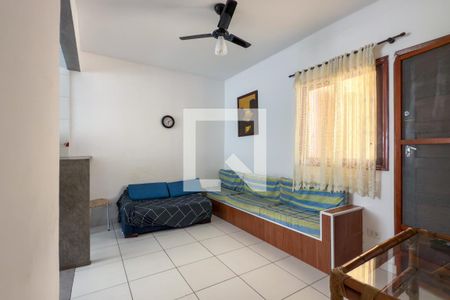 Sala de apartamento para alugar com 1 quarto, 60m² em Canto do Forte, Praia Grande