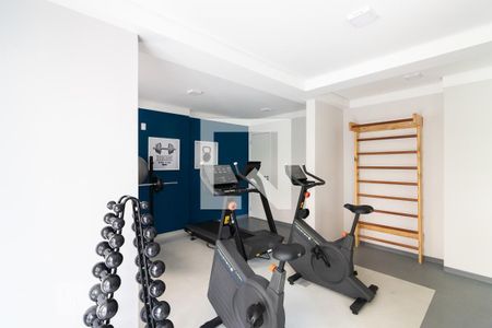Área Comum - Academia de apartamento para alugar com 1 quarto, 29m² em Vila Buenos Aires, São Paulo