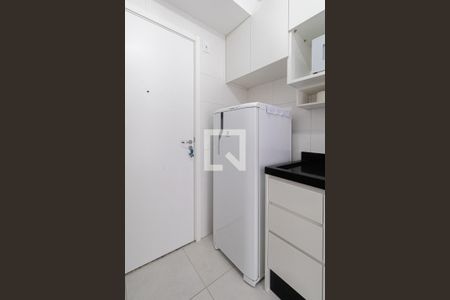 Cozinha de apartamento para alugar com 1 quarto, 29m² em Vila Buenos Aires, São Paulo