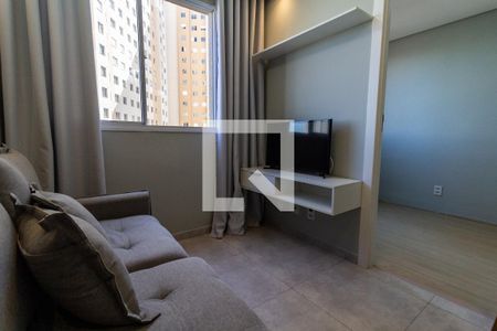 Sala de apartamento para alugar com 2 quartos, 35m² em Várzea da Barra Funda, São Paulo