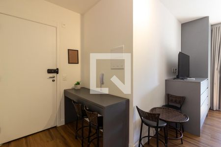 Cozinha de kitnet/studio para alugar com 1 quarto, 26m² em Sumarezinho, São Paulo