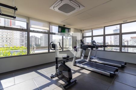 Área comum - Academia de kitnet/studio para alugar com 1 quarto, 26m² em Sumarezinho, São Paulo