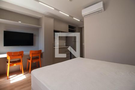 Sala/Quarto de apartamento para alugar com 1 quarto, 21m² em Santo Amaro, São Paulo