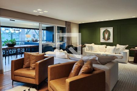 Sala de apartamento para alugar com 4 quartos, 242m² em Nova Petrópolis, São Bernardo do Campo