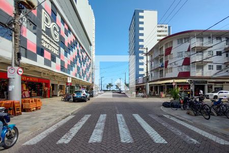 Vista da Rua de kitnet/studio para alugar com 0 quarto, 32m² em Boqueirão, Praia Grande