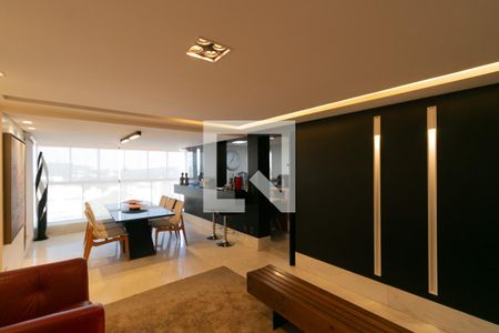 Sala de Estar de apartamento à venda com 3 quartos, 270m² em Liberdade, Belo Horizonte