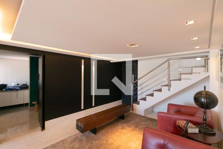 Sala de Estar de apartamento à venda com 3 quartos, 270m² em Liberdade, Belo Horizonte