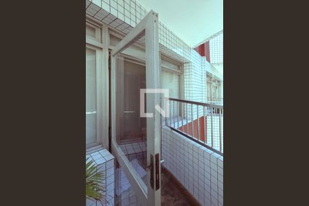 Varanda da Sala de estar e jantar de apartamento para alugar com 2 quartos, 82m² em Gonzaga , Santos