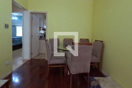 Sala de estar e jantar de apartamento para alugar com 2 quartos, 82m² em Gonzaga , Santos