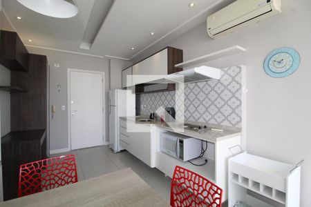 Sala/Cozinha de apartamento à venda com 1 quarto, 43m² em Vila Olímpia, São Paulo