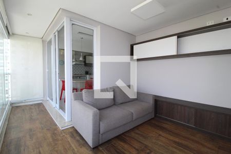 Sala/Cozinha de apartamento à venda com 1 quarto, 43m² em Vila Olímpia, São Paulo