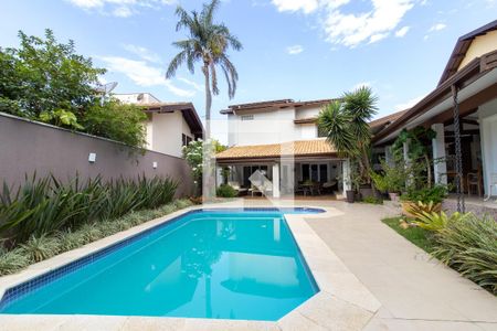 Piscina de casa de condomínio à venda com 4 quartos, 390m² em Loteamento Residencial Barão do Café, Campinas