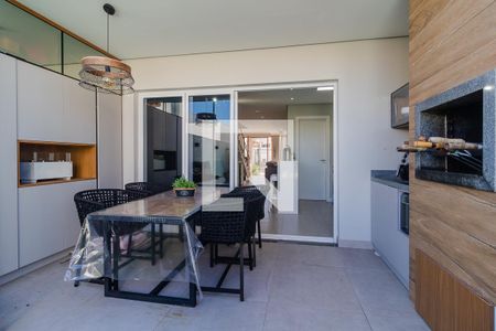 Varanda gourmet de casa à venda com 3 quartos, 160m² em Guarujá, Porto Alegre