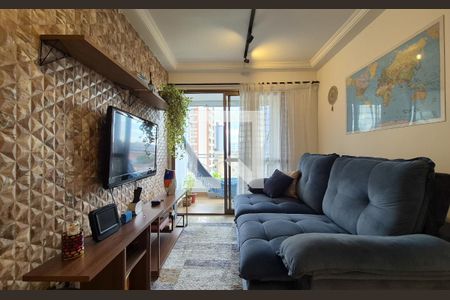 Sala de apartamento à venda com 2 quartos, 63m² em Parque das Nações, Santo André