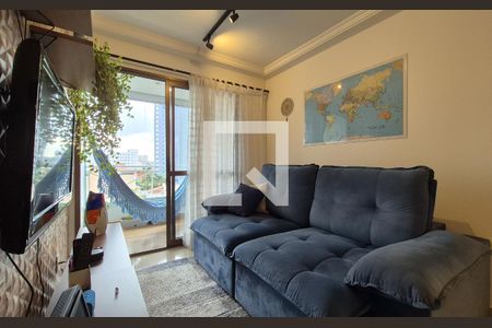 Sala de apartamento à venda com 2 quartos, 63m² em Parque das Nações, Santo André