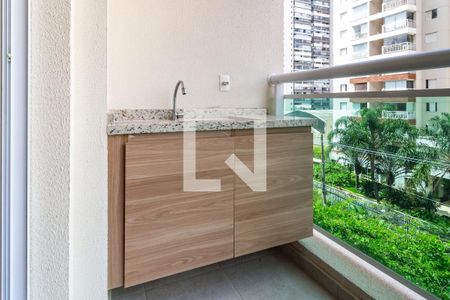 Varanda Sala de apartamento para alugar com 1 quarto, 41m² em Barra Funda, São Paulo