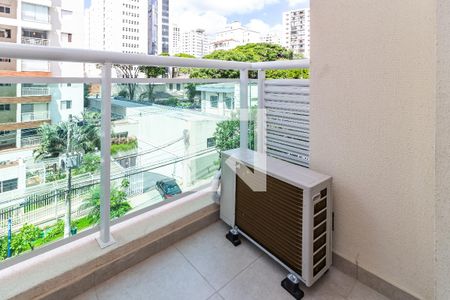 Varanda Sala de apartamento para alugar com 1 quarto, 41m² em Barra Funda, São Paulo