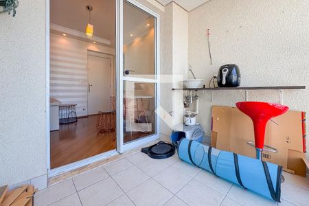 Varanda da Sala de apartamento à venda com 2 quartos, 50m² em Ipiranga, São Paulo