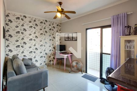 Sala de apartamento para alugar com 2 quartos, 70m² em Vila Tupi, Praia Grande
