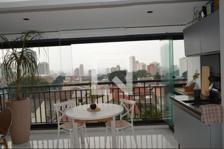 Varanda de kitnet/studio para alugar com 1 quarto, 37m² em Vila Dom Pedro I, São Paulo