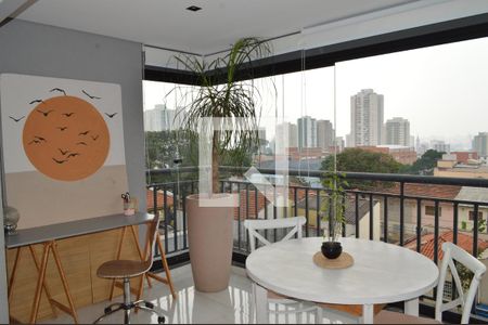 Varanda de kitnet/studio para alugar com 1 quarto, 37m² em Vila Dom Pedro I, São Paulo