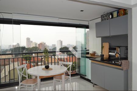 Varanda de kitnet/studio para alugar com 1 quarto, 37m² em Vila Dom Pedro I, São Paulo