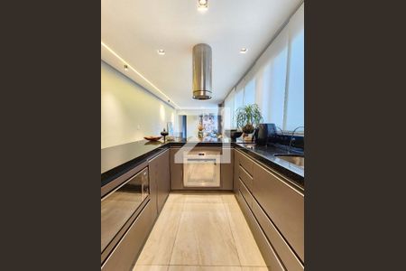 Cozinha de apartamento à venda com 2 quartos, 82m² em Vale do Sereno, Nova Lima