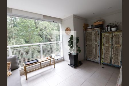 Varanda da Sala de apartamento à venda com 2 quartos, 79m² em Vila Andrade, São Paulo