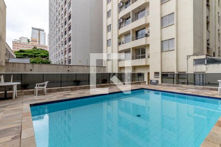 Área comum - Piscina de apartamento à venda com 1 quarto, 42m² em Itaim Bibi, São Paulo