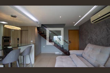 Sala de apartamento para alugar com 2 quartos, 99m² em Barra da Tijuca, Rio de Janeiro