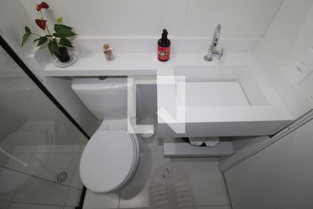 Banheiro de kitnet/studio para alugar com 1 quarto, 27m² em Tucuruvi, São Paulo