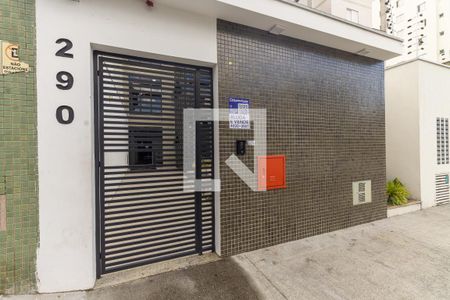Fachada e placa de apartamento à venda com 2 quartos, 39m² em Chácara Califórnia, São Paulo
