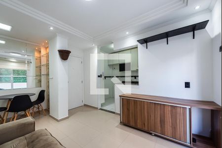 Sala de apartamento para alugar com 2 quartos, 63m² em Campo Grande, Santos