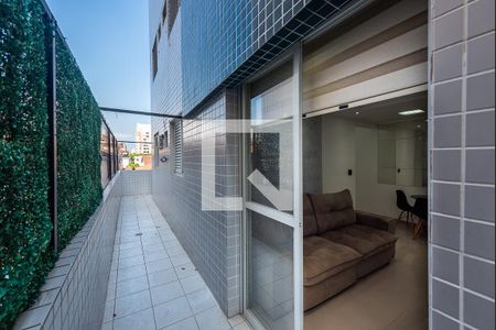 Varanda garden de apartamento para alugar com 2 quartos, 63m² em Campo Grande, Santos