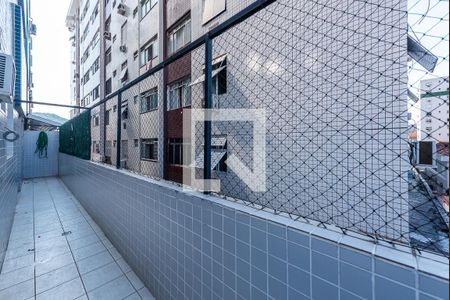 Varanda garden de apartamento para alugar com 2 quartos, 63m² em Campo Grande, Santos