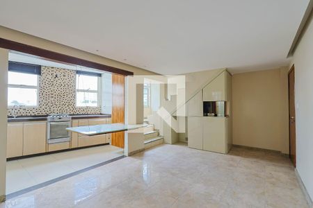 Sala de apartamento à venda com 3 quartos, 100m² em União, Belo Horizonte