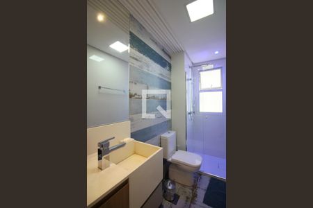 Banheiro Social de apartamento para alugar com 3 quartos, 123m² em Centro, São Bernardo do Campo