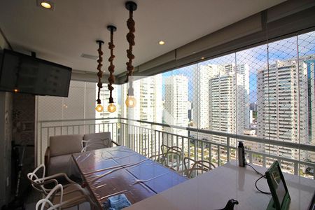 Sala Sacada de apartamento à venda com 3 quartos, 123m² em Centro, São Bernardo do Campo