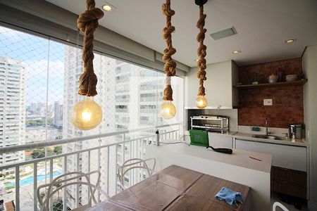 Sala Sacada de apartamento à venda com 3 quartos, 123m² em Centro, São Bernardo do Campo