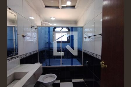 Banheiro da Suíte de apartamento à venda com 3 quartos, 188m² em Campestre, Santo André