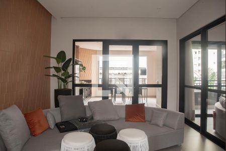 Área comum - Hall da Churrasqueira de kitnet/studio para alugar com 1 quarto, 27m² em Vila da Saúde, São Paulo