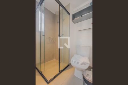 Banheiro de kitnet/studio à venda com 1 quarto, 21m² em Jardim Paulista, São Paulo