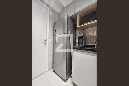 Cozinha de kitnet/studio para alugar com 1 quarto, 23m² em Vila Mariana, São Paulo
