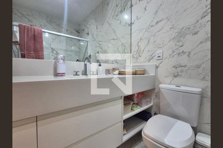 Banheiro da Suíte 1 de casa de condomínio à venda com 3 quartos, 350m² em Recreio dos Bandeirantes, Rio de Janeiro