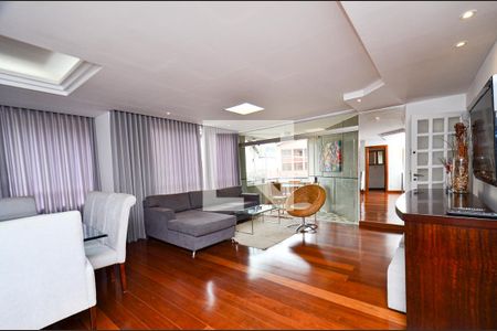 Sala de apartamento para alugar com 3 quartos, 198m² em São Pedro, Belo Horizonte
