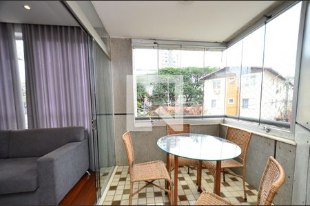 Varanda da Sala de apartamento para alugar com 3 quartos, 198m² em São Pedro, Belo Horizonte
