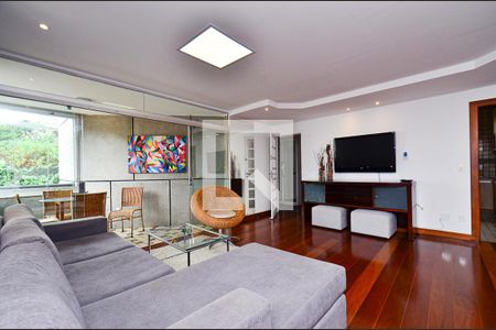 Sala de apartamento para alugar com 3 quartos, 198m² em São Pedro, Belo Horizonte